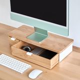 Hình ảnh thumbnail 5 của Kệ màn hình ngăn kéo Aura - By NiceDesign (Size L-2 ngăn kéo - White - Natural Rubber - Mới, Full box, Chính hãng)