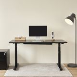 Hình ảnh thumbnail 6 của Kệ màn hình ngăn kéo Aura - By NiceDesign (Size M-1 ngăn kéo - Black - Natural Rubber - Mới, Full box, Chính hãng)