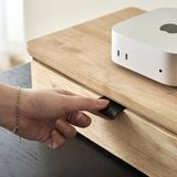 Hình ảnh thumbnail 4 của Kệ màn hình ngăn kéo Aura - By NiceDesign (Size M-2 ngăn kéo - Black - Natural Rubber - Mới, Full box, Chính hãng)