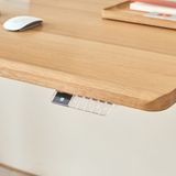 Hình ảnh thumbnail 2 của Mặt bàn gỗ tự nhiên Noble 2.0 - By NiceDesign (1600x750x30mm - White - Oak - Mới, Full box, Chính hãng) (NDTT25NOBL04)