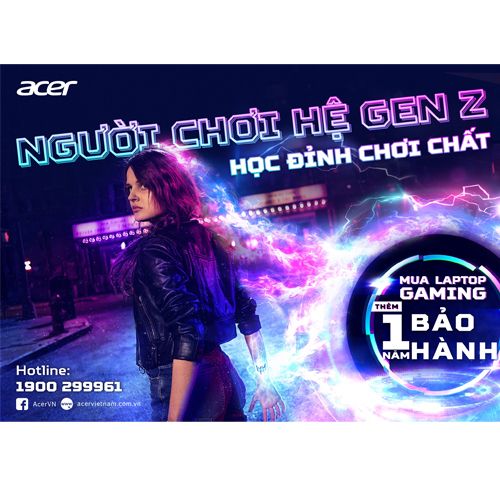 Hình ảnh 1 của 1 năm bảo hành mở rộng Acer (Trắng - Mới, Full box, Chính hãng)