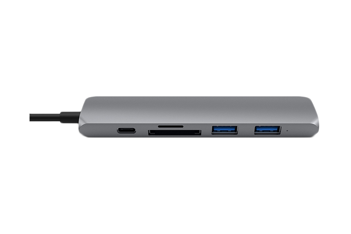 Hình ảnh 2 của Cổng chuyển USB-C HyperDrive BAR 6 in 1 (Grey - Mới, Full box, Chính hãng) (HD22E-GRAY)