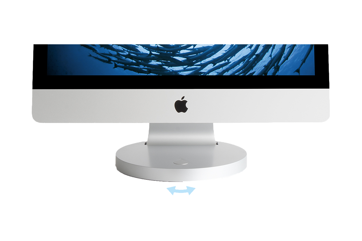Hình ảnh 1 của Đế tản nhiệt Rain Design i360 Turntable cho iMac 21.5" (Bạc - Mới, Full box, Chính hãng) (RD-10006)