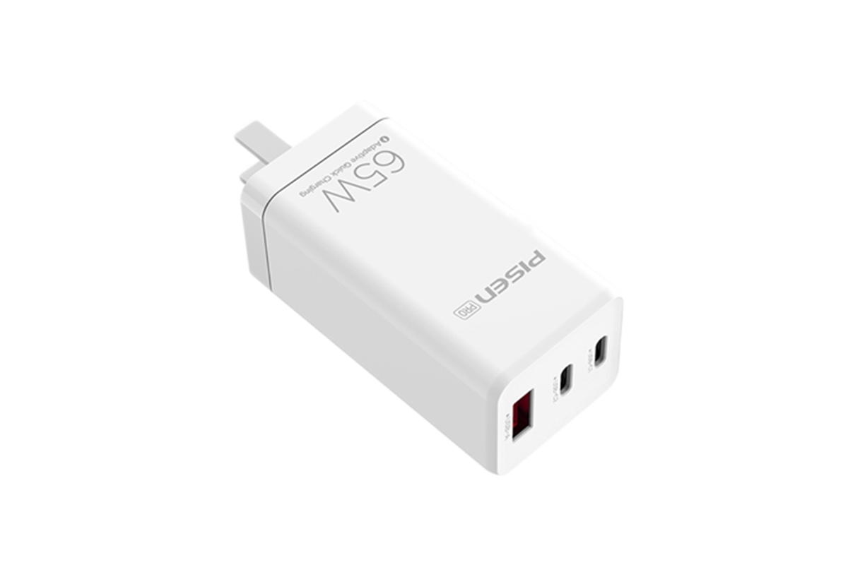 Hình ảnh 1 của Sạc Pisen Pro GaN 65W (White - Mới, Full box, Chính hãng)
