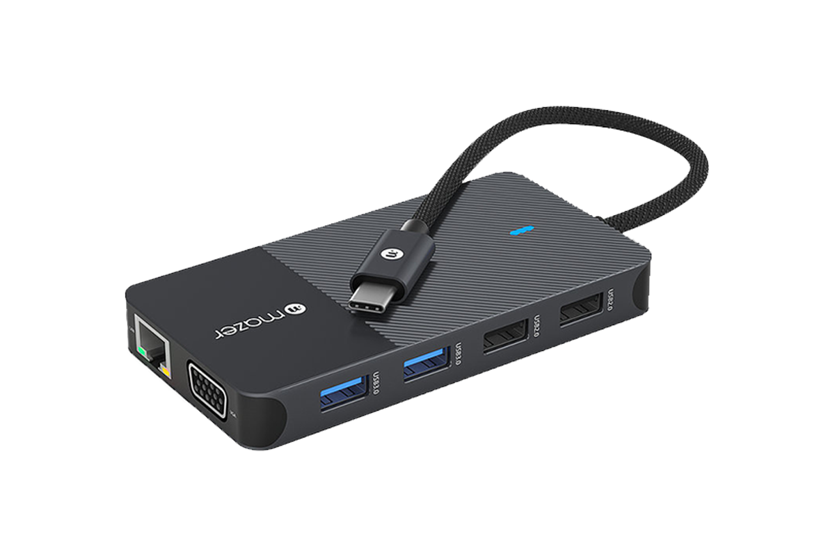 Hình ảnh 2 của Cổng chuyển đổi Mazer USB-C Multimedia Pro 11-in-1 (Xám đen - Mới, Full box, Chính hãng) (M-UC2MULTI7003-BK)