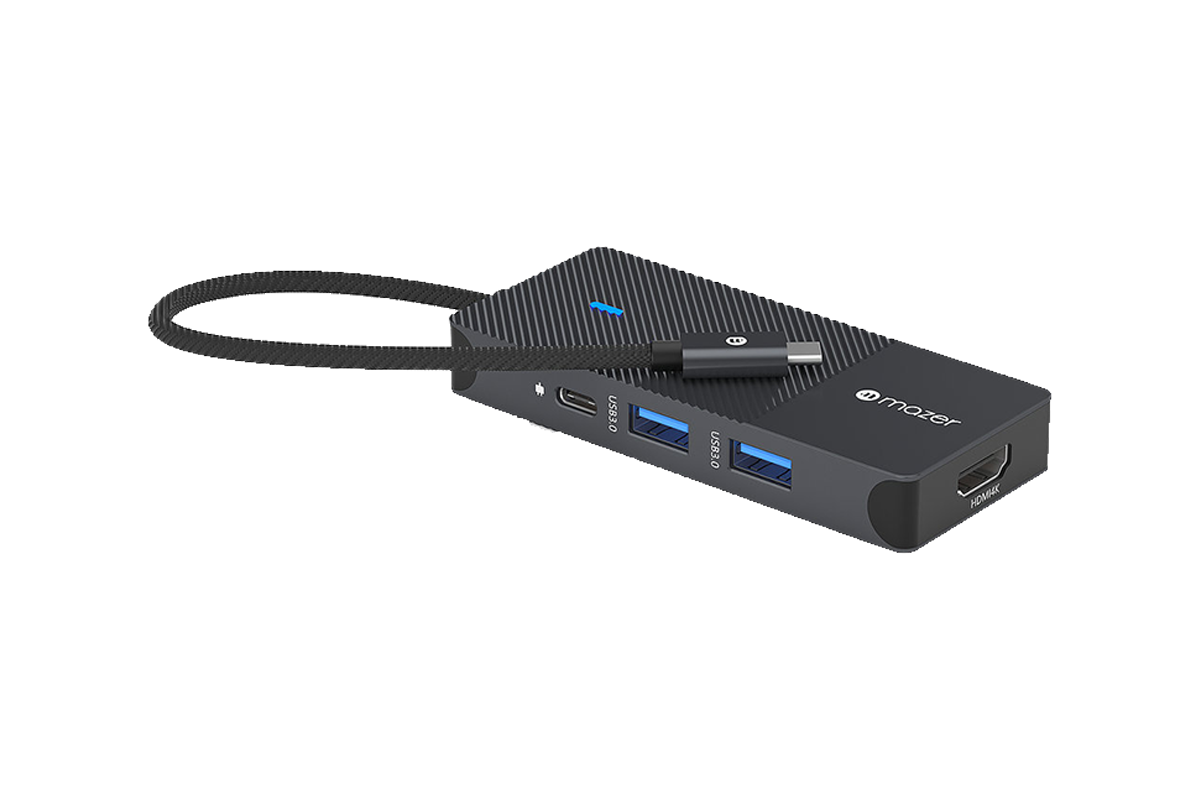 Hình ảnh 2 của Cổng chuyển đổi Mazer USB-C Multimedia Pro 7-in-1 (Đen - Mới, Full box, Chính hãng) (M-UC2MULTI7002-BK)