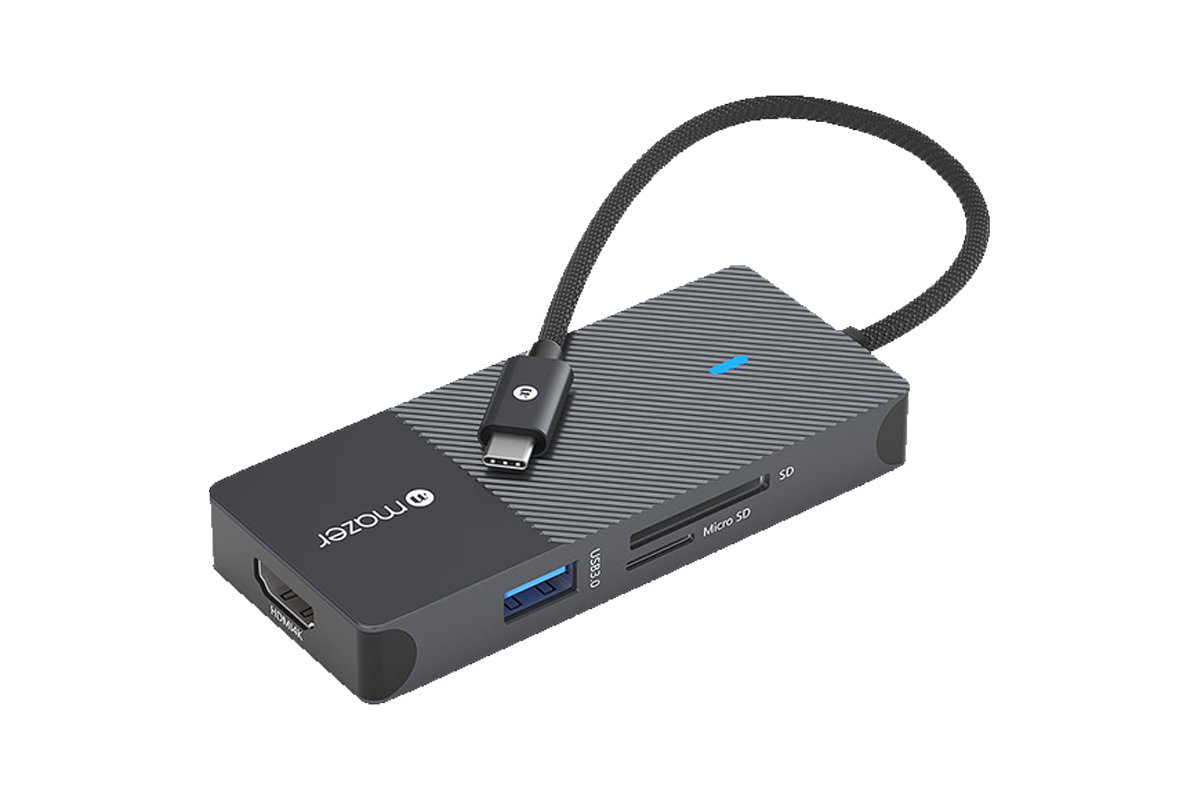 Hình ảnh 3 của Cổng chuyển đổi Mazer USB-C Multimedia Pro 7-in-1 (Đen - Mới, Full box, Chính hãng) (M-UC2MULTI7002-BK)