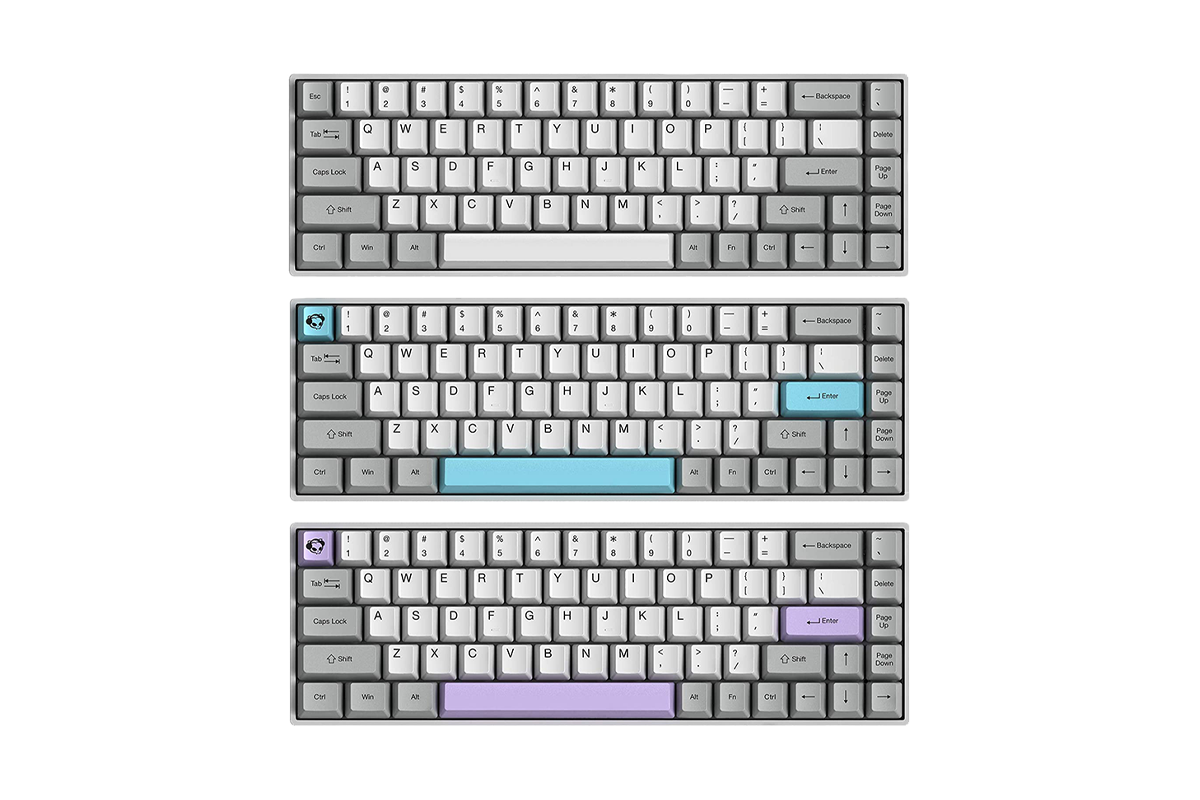 Hình ảnh 2 của Bàn phím cơ Akko 3068 Silent (Trắng - Mới, Full box, Chính hãng)