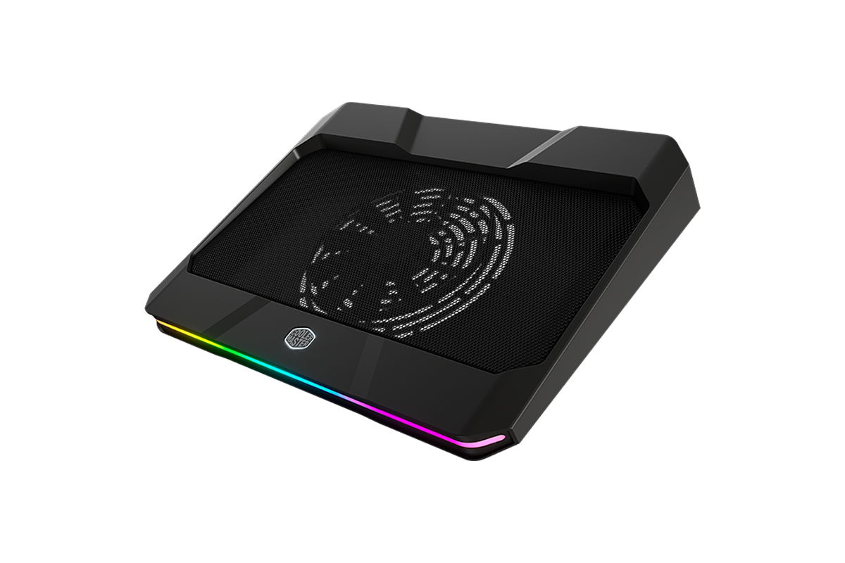 Hình ảnh 1 của Đế tản nhiệt Cooler Master Notepal X150 Spectrum (Đen - Mới, Full box, Chính hãng) (MNX-SWXB-10NFA-R1)
