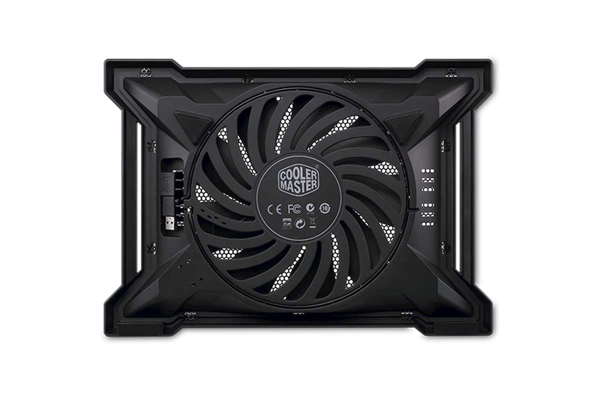 Hình ảnh 2 của Đế tản nhiệt Cooler Master Notepal X Slim (Đen - Mới, Full box, Chính hãng) (R9-NBC-XSLI-GP)