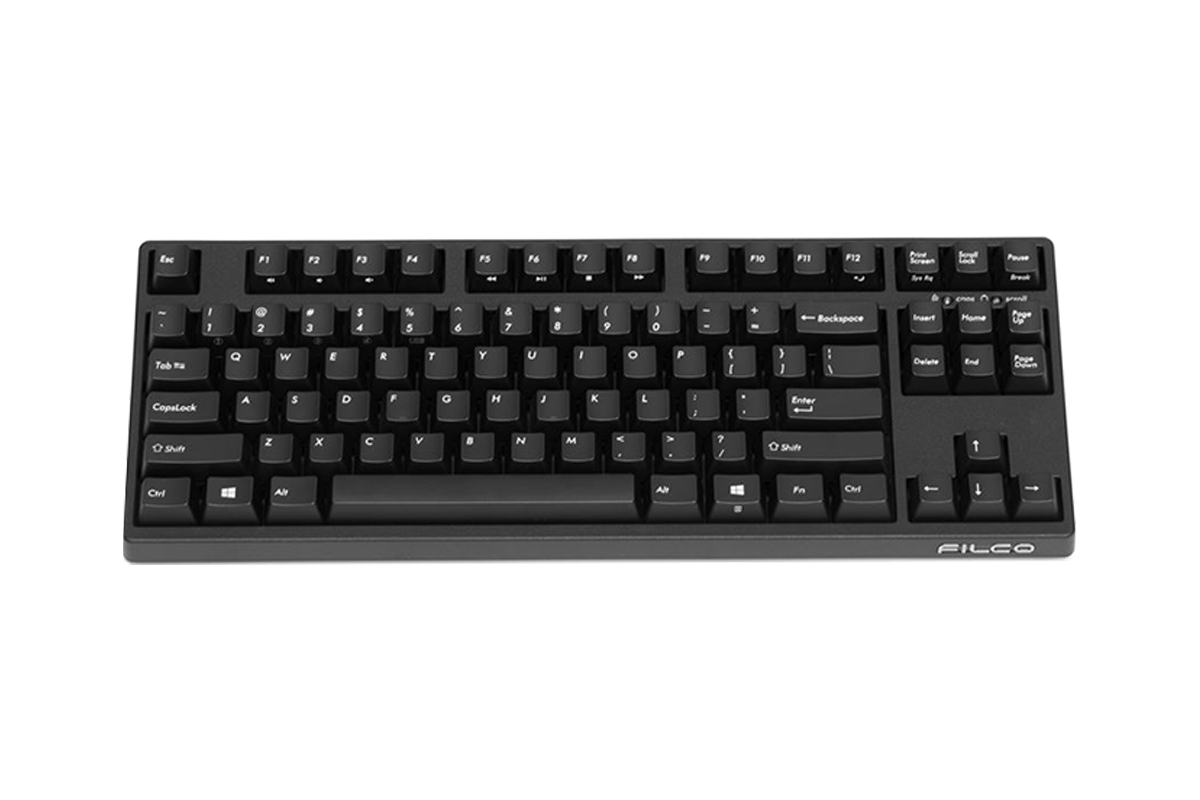 Hình ảnh 2 của Bàn phím cơ Filco Majestouch Convertible 2 Tenkeyless (Đen - Mới, Full box, Chính hãng) (FKBC87M/EB2)