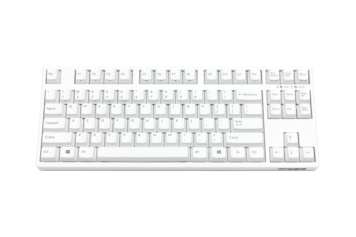 Hình ảnh 2 của Bàn phím cơ Filco Majestouch Convertible 2 Hakua Tenkeyless (Trắng - Mới, Full box, Chính hãng) (FKBC87M/EMW2)