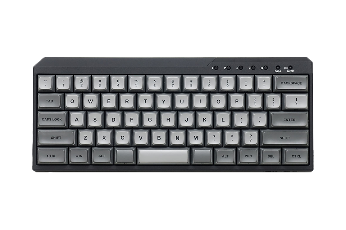 Hình ảnh 2 của Bàn phím cơ Filco Majestouch Minila-R Convertible Matte Black (Đen - Mới, Full box, Chính hãng) (FFBTR63M/EMB)