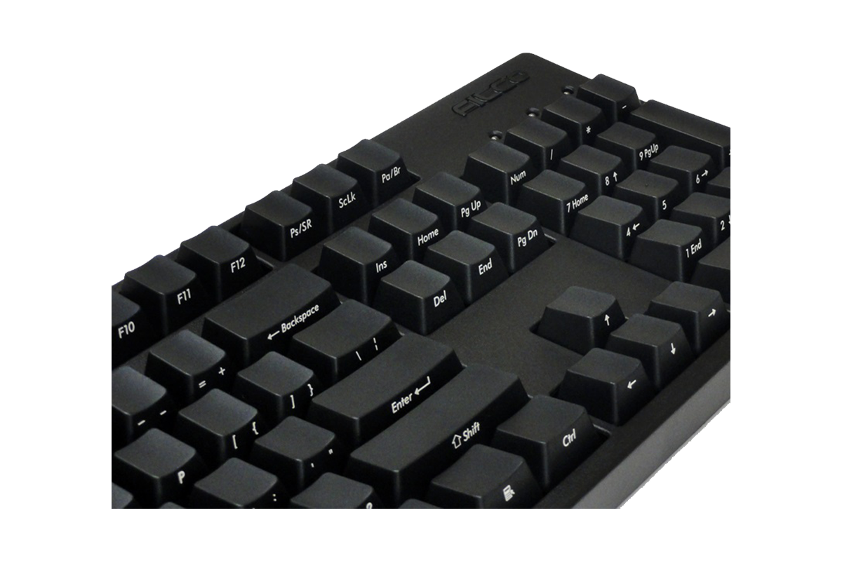 Hình ảnh 3 của Bàn phím cơ Filco Majestouch Convertible 3 Ninja Fullsize (Cherry MX Silent - Black - Mới, Full box, Chính hãng) (FKBC104M/EFB2)