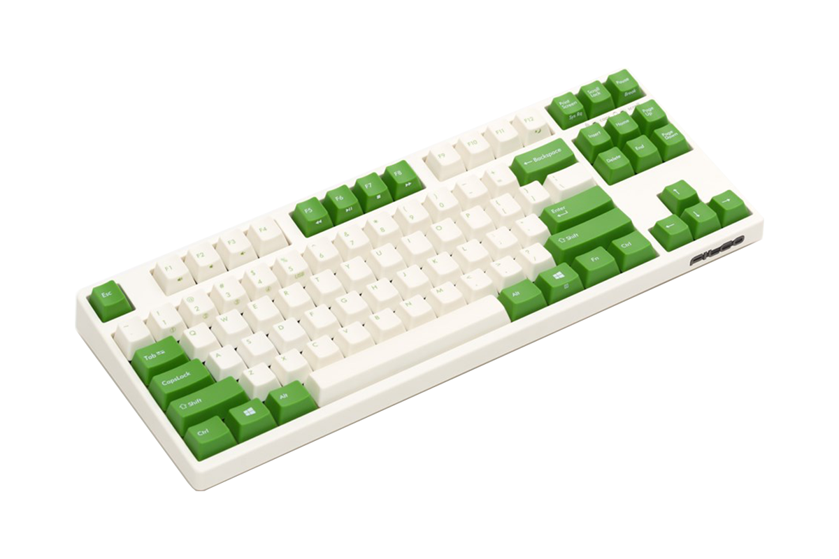 Hình ảnh 1 của Bàn phím cơ Filco Majestouch Convertible 2 Matcha Tenkeyless (Trắng ngà + Xanh - Mới, Full box, Chính hãng) (FKBC87M/EWG2)