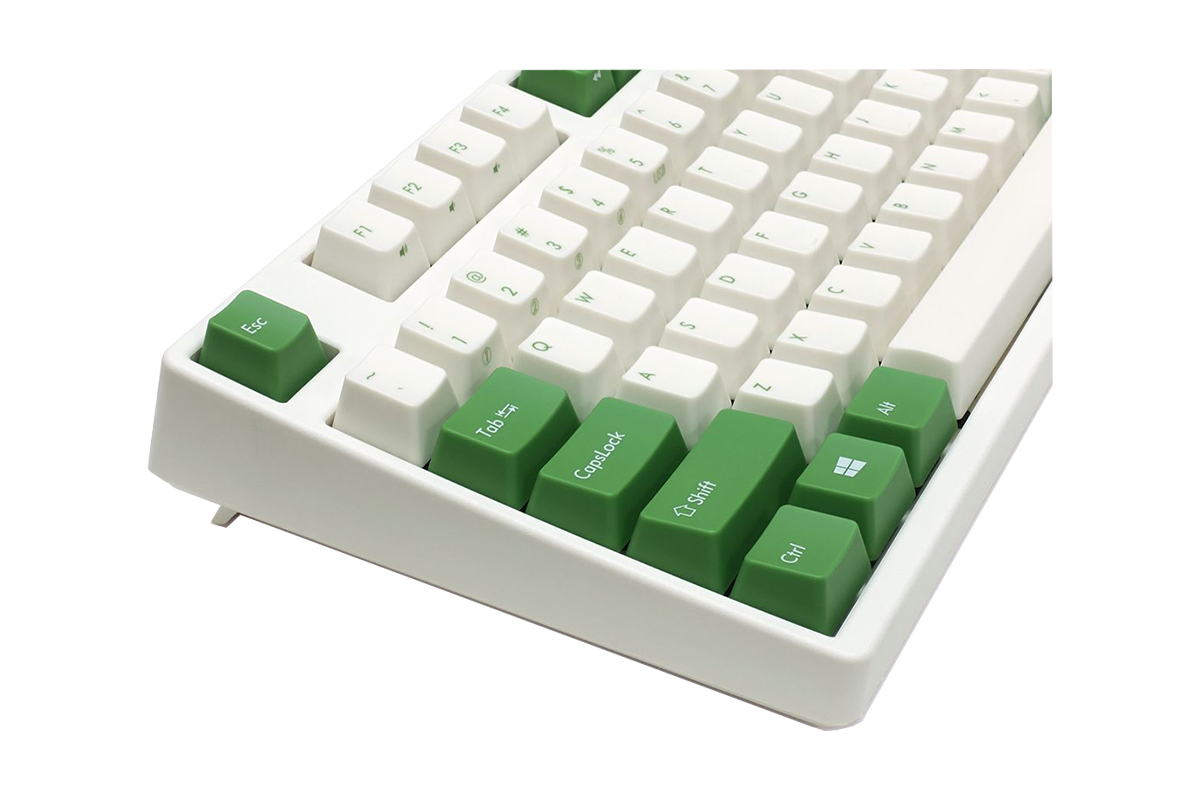 Hình ảnh 3 của Bàn phím cơ Filco Majestouch Convertible 2 Matcha Tenkeyless (Trắng ngà + Xanh - Mới, Full box, Chính hãng) (FKBC87M/EWG2)