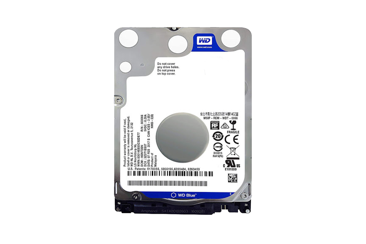 Hình ảnh 1 của Ổ cứng HDD 2.5" WD Blue (Xanh - Used, Nhập khẩu)