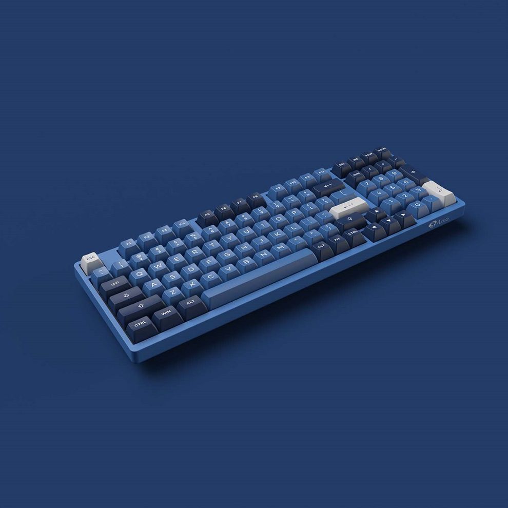 Hình ảnh 2 của Bàn phím cơ AKKO 3098N Multi-modes Ocean Star (Xanh dương - Mới, Full box, Chính hãng)