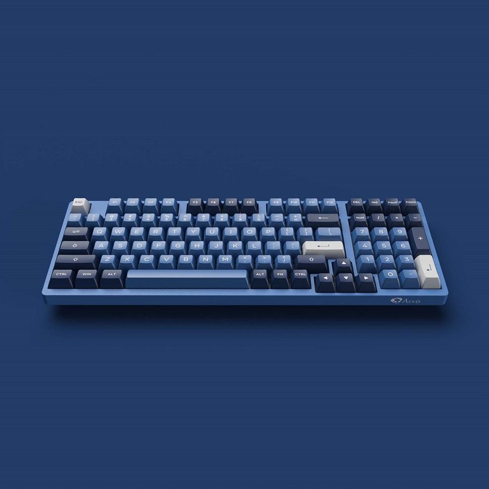 Hình ảnh 5 của Bàn phím cơ AKKO 3098N Multi-modes Ocean Star (Xanh dương - Mới, Full box, Chính hãng)