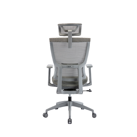 Hình ảnh 3 của Ghế Công Thái Học WARRIOR Hero series WEC504 (Gray - Mới, Full box, Chính hãng)