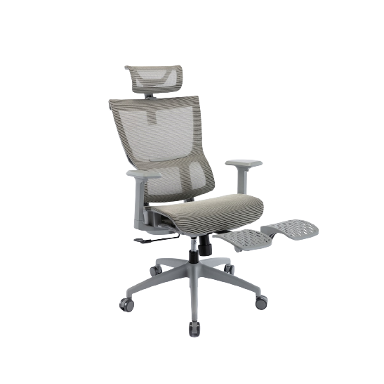 Hình ảnh 5 của Ghế Công Thái Học WARRIOR Hero series WEC504 (Gray - Mới, Full box, Chính hãng)