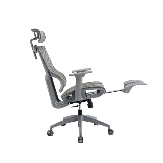 Hình ảnh 7 của Ghế Công Thái Học WARRIOR Hero series WEC504 (Gray - Mới, Full box, Chính hãng)