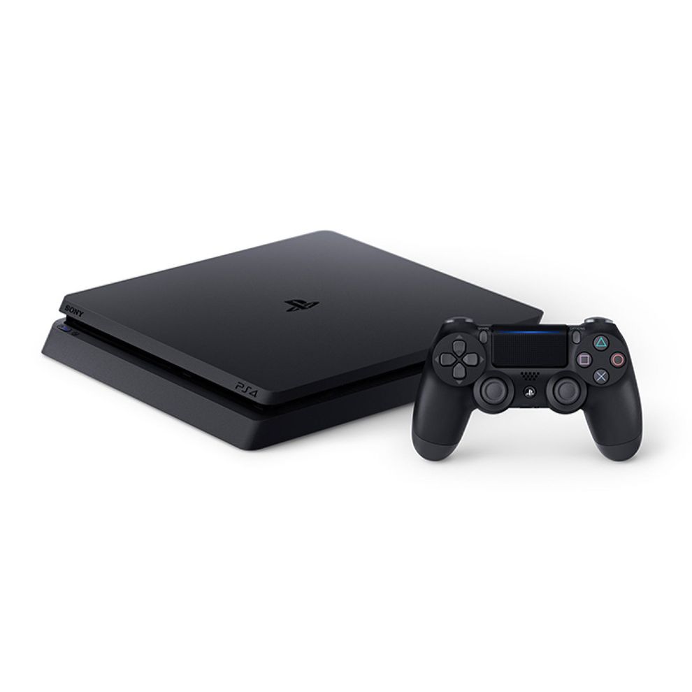 Hình ảnh 2 của Máy chơi game Playstation PS4 Slim (500 GB - Jetblack - Obsidian Black - Used, Nhập khẩu)