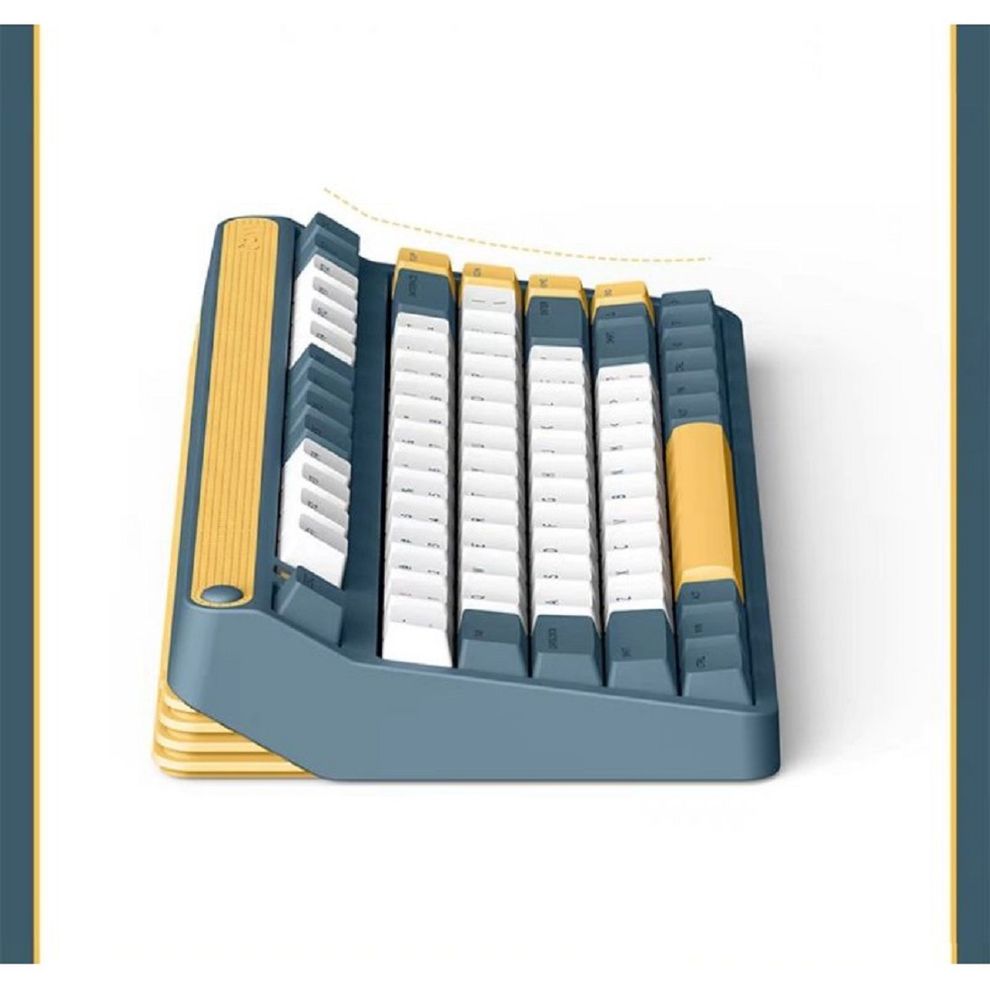 Hình ảnh 4 của Bàn phím cơ IQUNIX A80 Explorer (Cherry MX Red Switch - Blue Grey - Mới, Full box, Chính hãng)