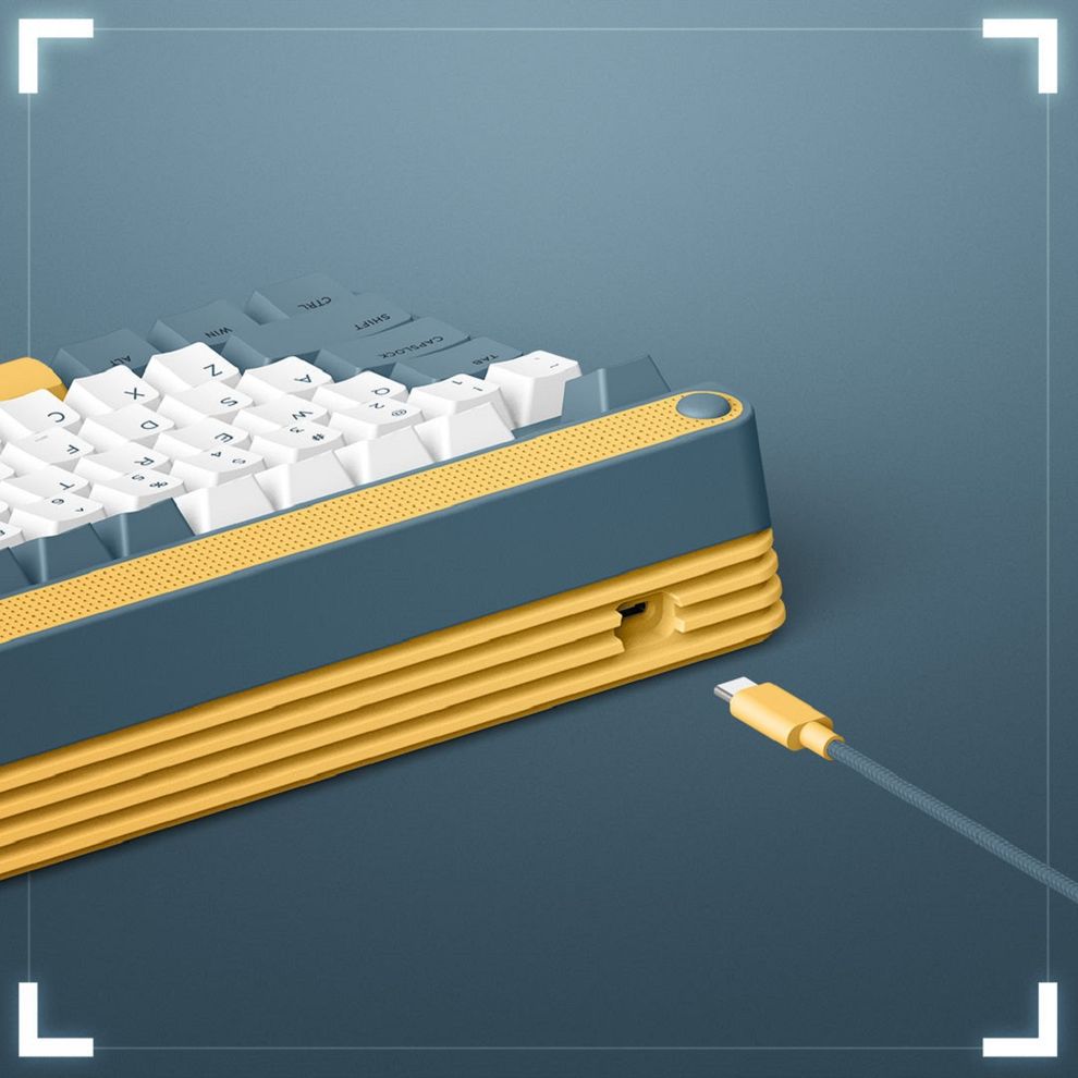 Hình ảnh 9 của Bàn phím cơ IQUNIX A80 Explorer (Cherry MX Red Switch - Blue Grey - Mới, Full box, Chính hãng)