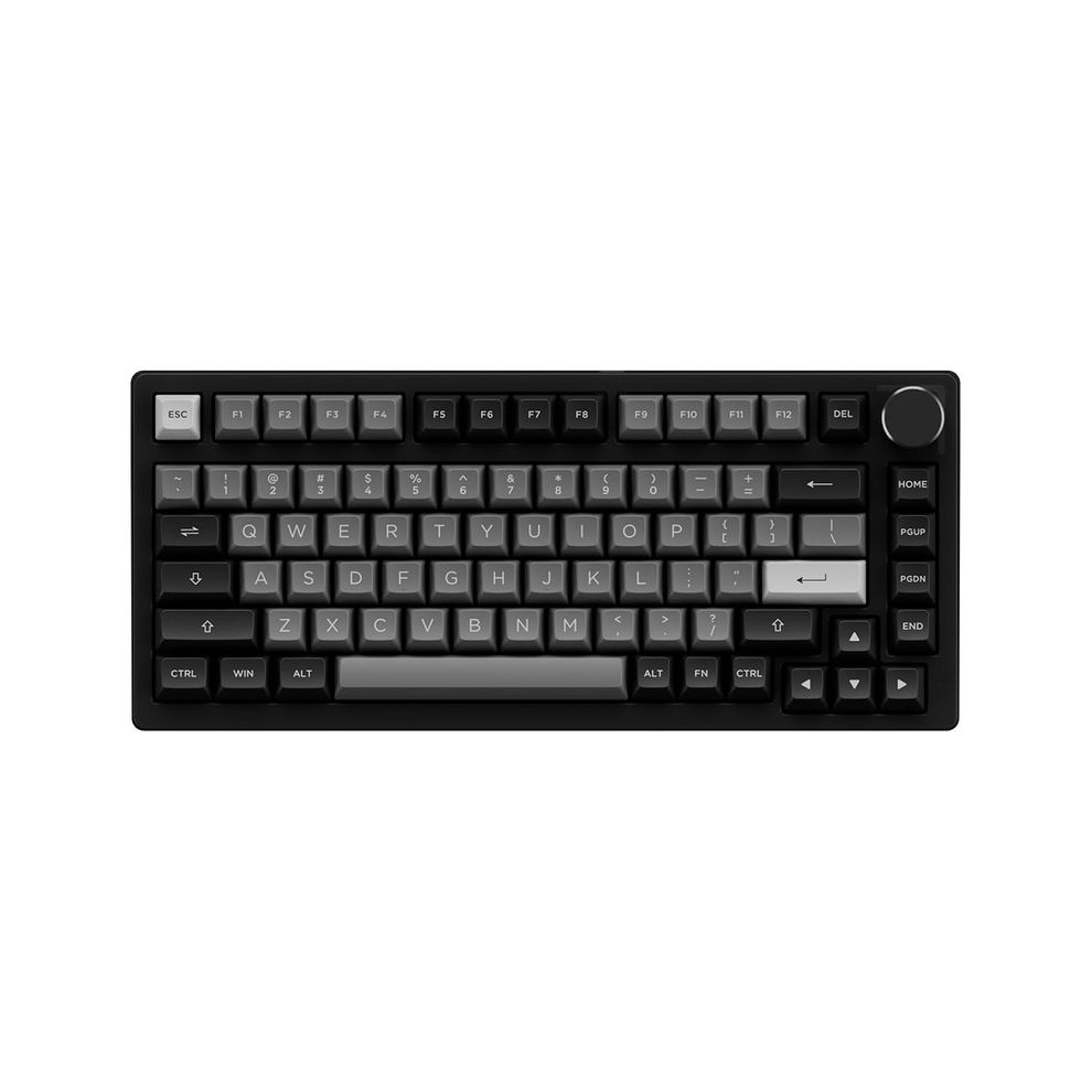 Hình ảnh 1 của Bàn Phím Cơ AKKO PC75B Plus Black & Silver (Black - Mới, Full box, Chính hãng)