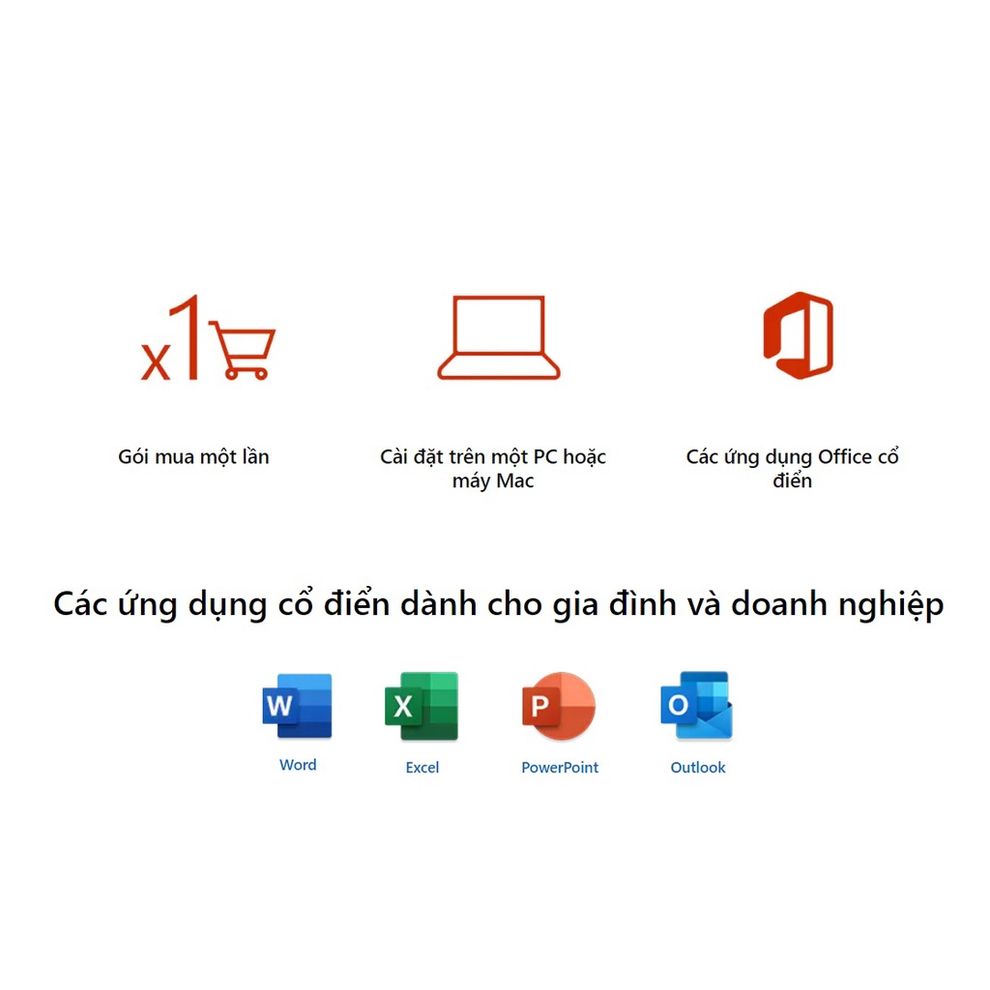 Hình ảnh 2 của Microsoft Office Home and Business 2021 (Shadow Grey - Mới, Full box, Chính hãng)