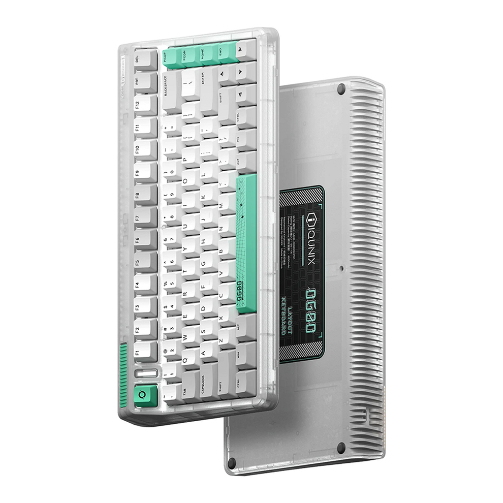 Hình ảnh 9 của Bàn phím cơ IQUNIX OG80 Wormhole (Shadow Grey - Mới, Full box, Chính hãng)