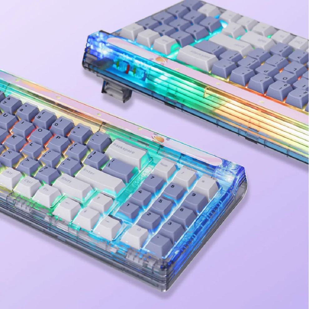 Hình ảnh 3 của Bàn phím cơ Newmen GM780 - Nebula Gasket ( Kailh Stary Switch - Soft Lavender - Mới, Full box, Chính hãng)