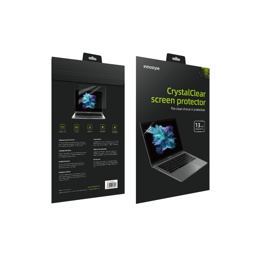 Hình ảnh 1 của Dán màn hình Innostyle Crystal Clear Screen (Trong suốt - Mới, Full box, Chính hãng)