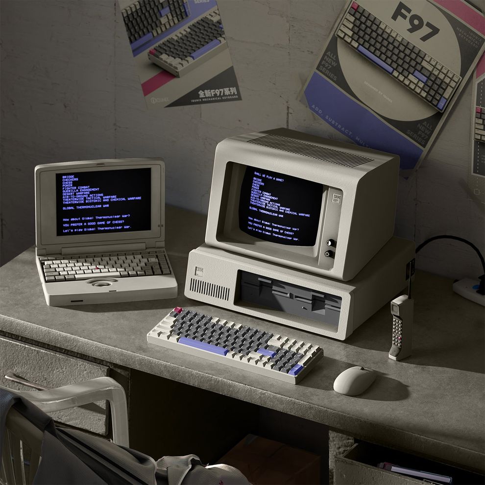 Hình ảnh 4 của Bàn Phím Cơ IQUNIX F97 Variable X Wireless (Non Led - Cherry MX Brown Switch - Shadow Grey - Mới, Full box, Chính hãng)