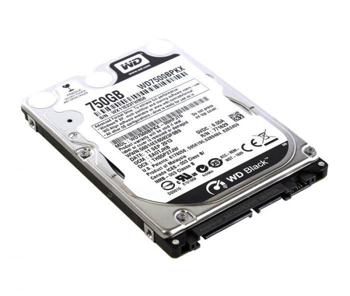Hình ảnh 3 của Ổ cứng HDD 2.5" WD 750Gb (none - Used, Nhập khẩu)
