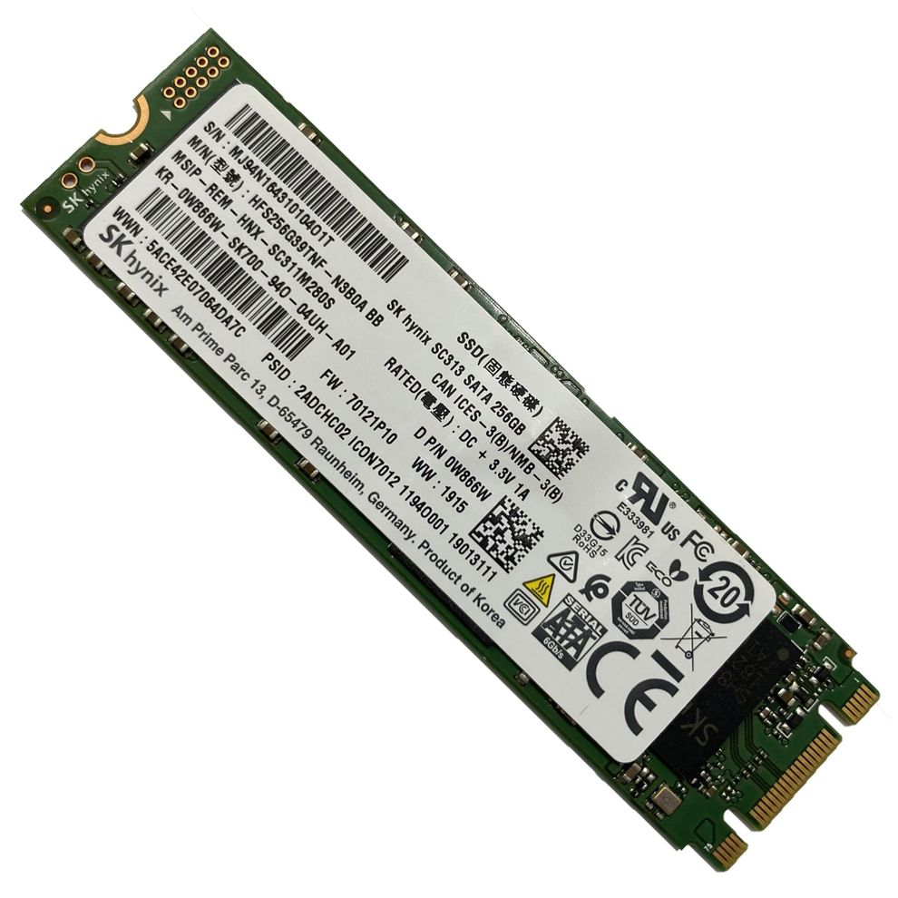 Hình ảnh 3 của Ổ cứng SSD SK Hynix 128Gb M.2 Sata 2280 (none - Used, Nhập khẩu)