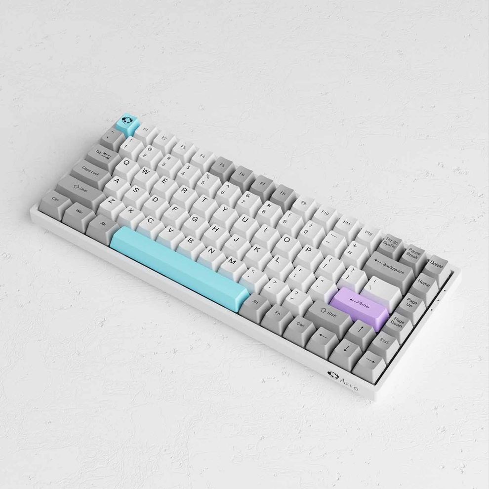 Hình ảnh 4 của Bàn phím cơ AKKO 3084B Plus Silent (Trắng - Mới, Full box, Chính hãng)