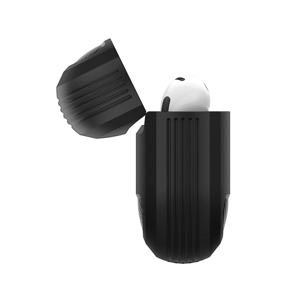 Hình ảnh 3 của Hộp đựng tai nghe AirPods 3 Spigen Rugged Armor (Matte Black - Mới, Full box, Chính hãng)