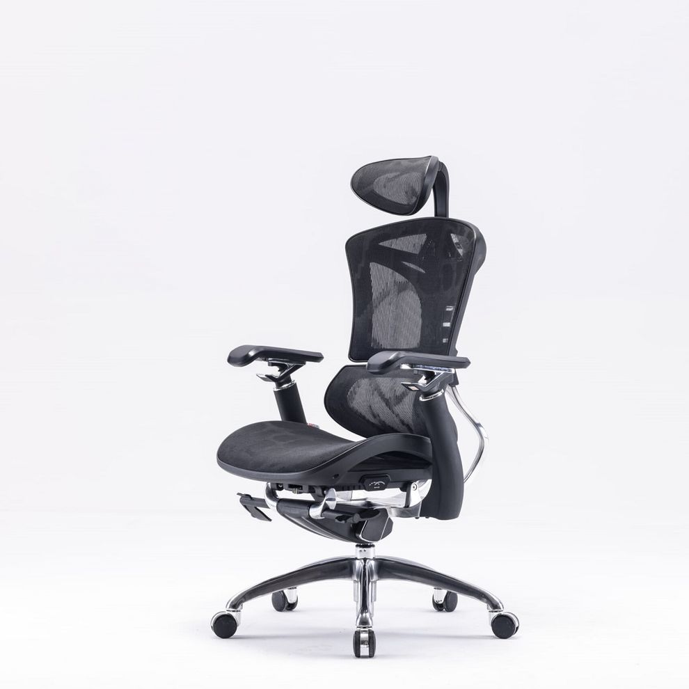 Hình ảnh 3 của Ghế Công Thái Học Sihoo M97 (Black - Mới, Full box, Chính hãng)