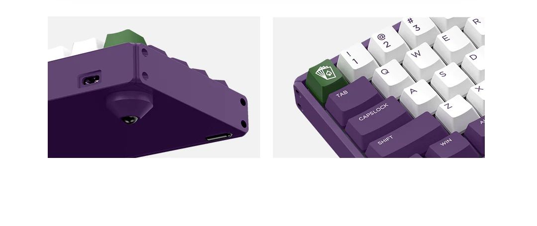 Hình ảnh 4 của Bàn phím cơ IQUNIX F60 Joker (Tím - Mới, Full box, Chính hãng)