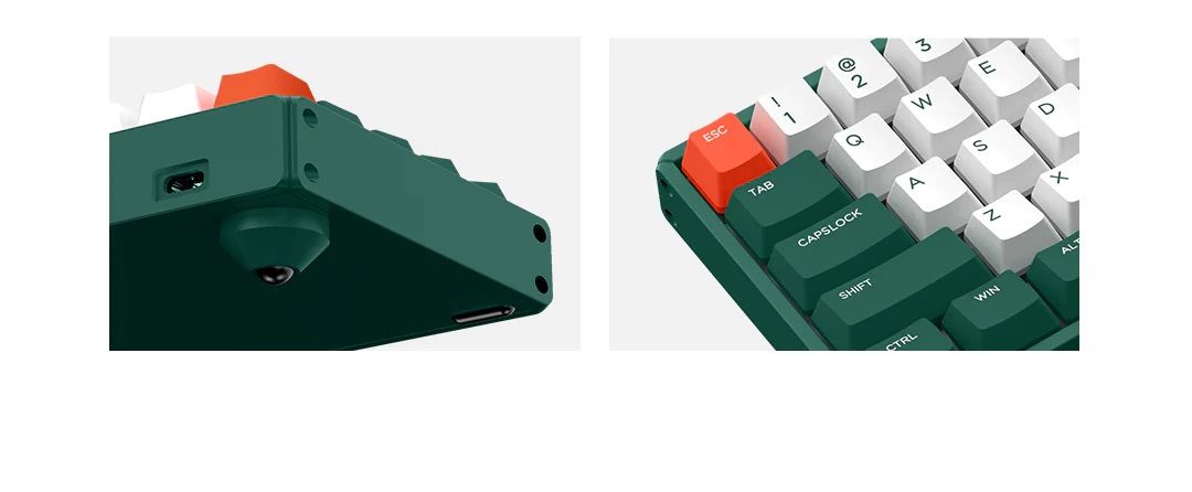 Hình ảnh 3 của Bàn phím cơ IQUNIX F60 Jungle (Xanh lá - Mới, Full box, Chính hãng)