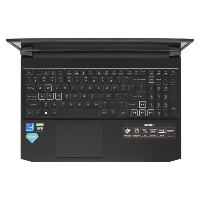 Hình ảnh 4 của Acer Nitro 5 2021 (Intel H45) - i7 11800H, RTX 3050Ti  8GB, 512GB  144Hz