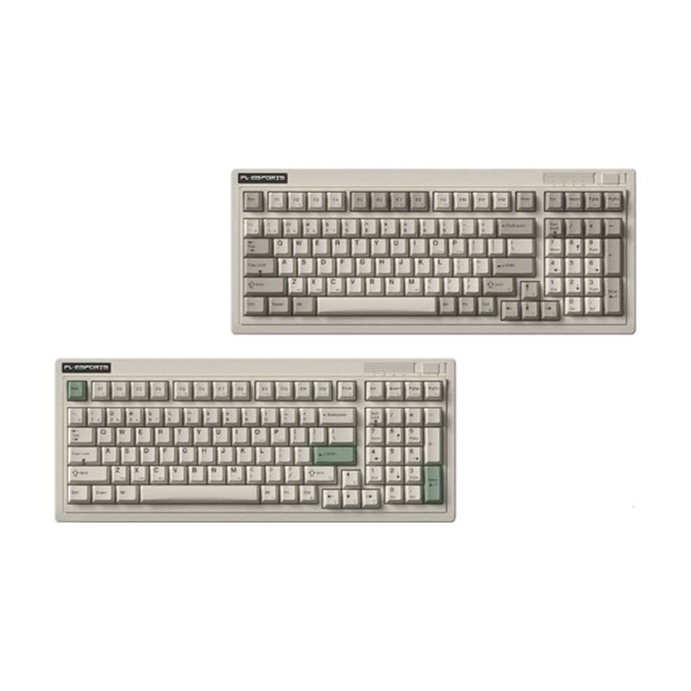 Hình ảnh 2 của Bàn Phím Cơ FL-Esports OG98 (Kailhbox Coolmint V2 Switch - Retro Green - Mới, Full box, Nhập khẩu)