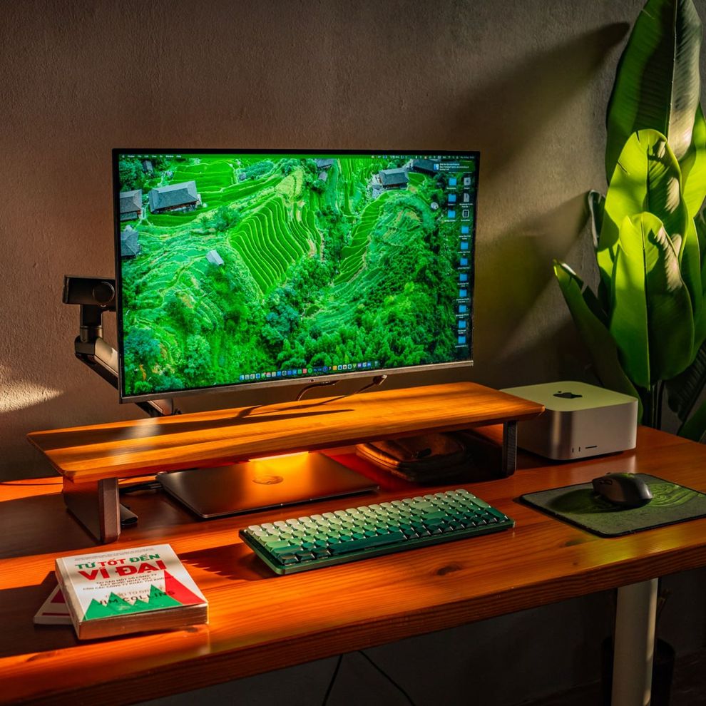 Hình ảnh 3 của Bàn Phím Cơ Low Profile Newmen Mama - SK01 (Retro Green - Mới, Full box, Chính hãng)