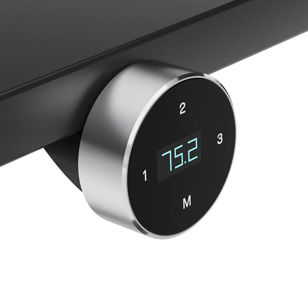 Hình ảnh 3 của Bàn làm việc nâng hạ HyperWork ATLAS (Mặt Bàn Đen - 160x75x2.5cm - Khung đen - Mới, Full box, Chính hãng)