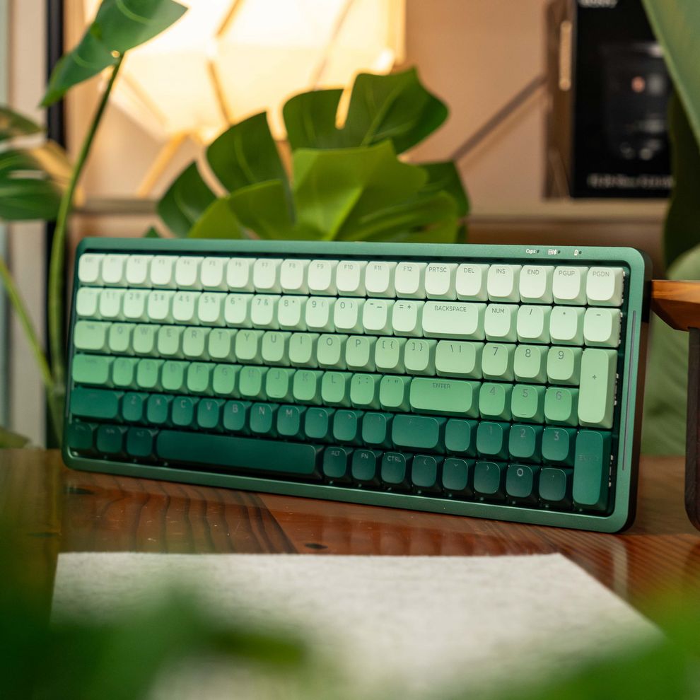 Hình ảnh 2 của Bàn Phím Cơ Low Profile Newmen Mama - SK01 (Retro Green - Mới, Full box, Chính hãng)