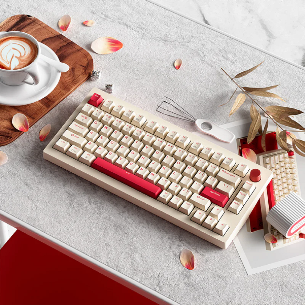 Hình ảnh 3 của Bàn Phím Cơ James Donkey A3 (Kit Only - Led RGB - Rosy - Mới, Full box, Nhập khẩu)