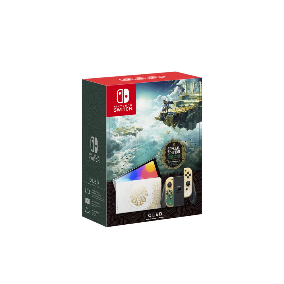 Hình ảnh 6 của Máy chơi game Nintendo Switch OLED (The Legend of Zelda: Tears of the Kingdom Edition - Retro - Mới, Full box, Nhập khẩu)