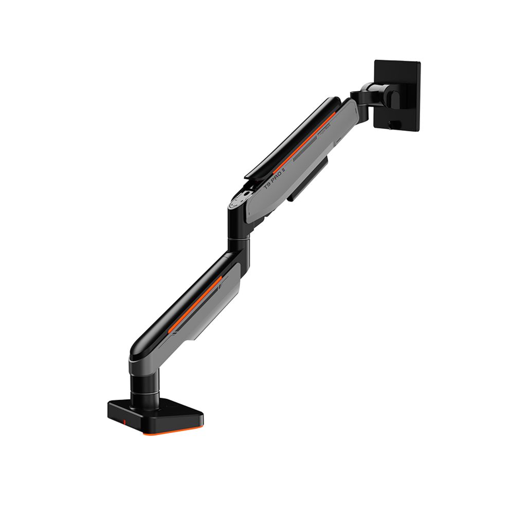 Hình ảnh 5 của Arm màn hình Human Motion T9 Pro II Series (Arm đơn -Led RGB - Gray - Mới, Full box, Chính hãng)